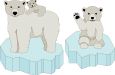 Daginstitutionens isbjørnens logo